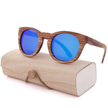 YUW's Classic Wooden Frame Sunglass Women Brand Designer Polarized Sun Glasses Spring Metal Hinges #9104