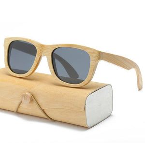 Wood Sunglasses Men women square bamboo Women for men women Mirror Sun Glasses retro de sol masculino 2017 Handmade with case