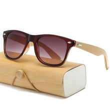 Wood Sunglasses Men women square bamboo Women for men women Mirror Sun Glasses retro de sol masculino 2017 Handmade with case