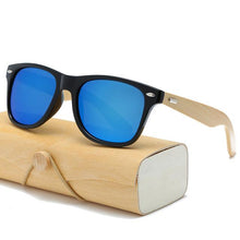 Wood Sunglasses Men women square bamboo Women for men women Mirror Sun Glasses retro de sol masculino 2017 Handmade with case