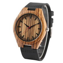 Simple Wood Watch Men's WristWatches Minimalist Design Original Wooden Bamboo Watch Male Wooden Clock Montre Homme Dropshipping