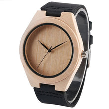 Simple Wood Watch Men's WristWatches Minimalist Design Original Wooden Bamboo Watch Male Wooden Clock Montre Homme Dropshipping